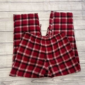 CROFT & BARROW men Plaid Red Pajama Pants/size L